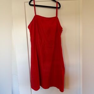 Elegant Red Women's Dress